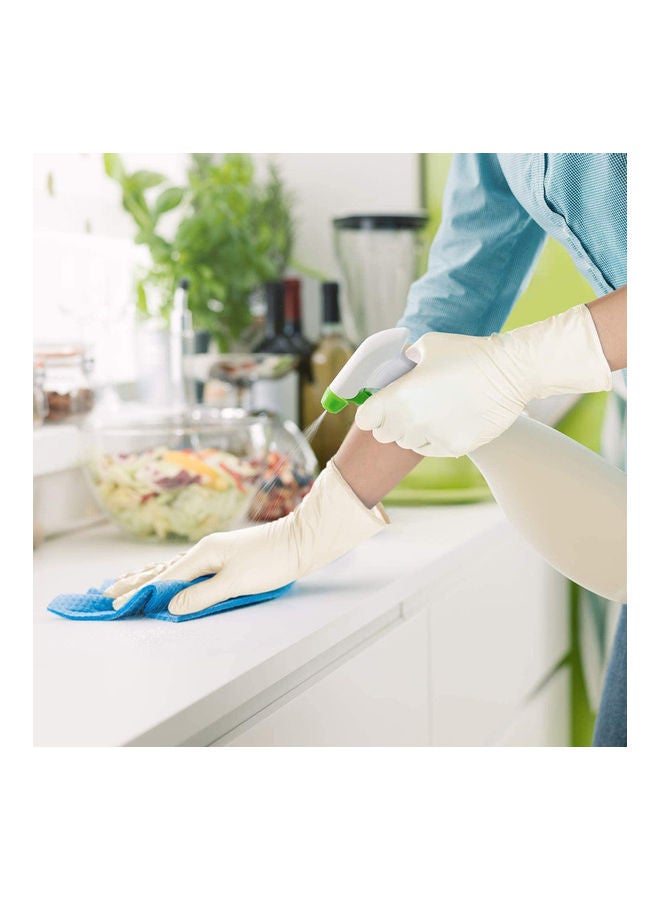 OptiTect - 100-Piece Disposable Latex Glove Powder Free Medium - Image 1