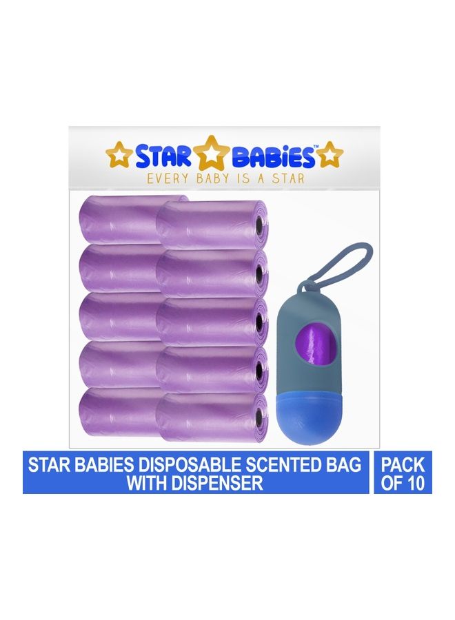 STAR BABiES Pack Of 10 Disposable Scented Bags  - Image 2