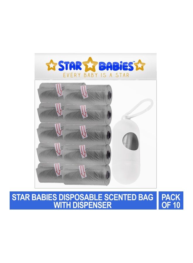 ستار بيبيز عبوة من 10 أكياس معطرة للاستخدام مرة واحدة - Image 2