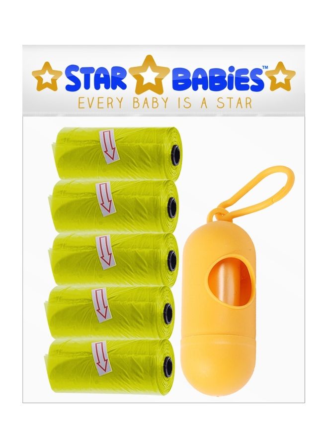 STAR BABiES Disposable Scented Bag With Dispenser - Pack Of 5 - Image 1