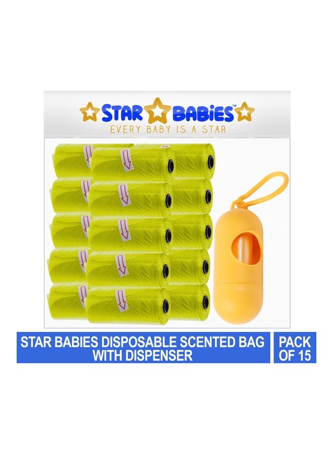 STAR BABiES Disposable Scented Bag With Dispenser - Pack Of 15  - Image 2