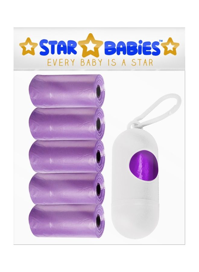 STAR BABiES Disposable Scented Bag With Dispenser - Pack Of 5 - Image 1
