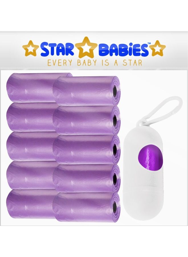 ستار بيبيز حقيبةٌ معطرة للاستخدام مرةٌ واحدة مع موزع - عبوة من 10 قطع - Image 1