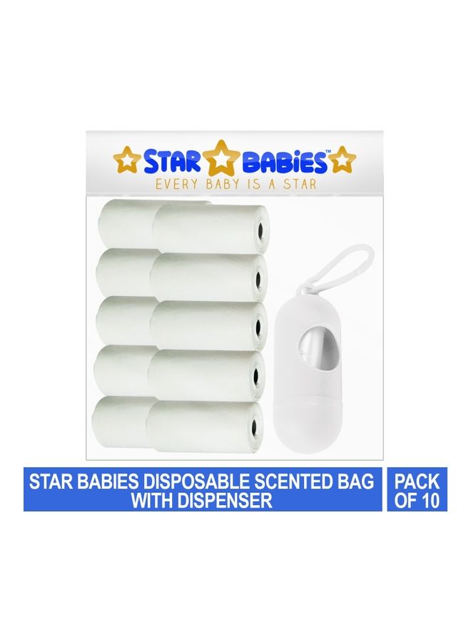 STAR BABiES Pack Of 10 Disposable Scented Bags - Image 2