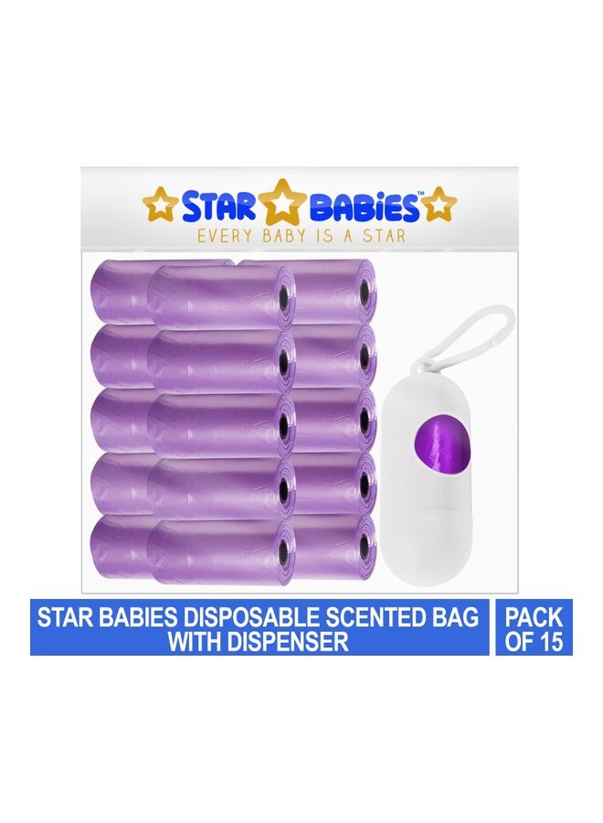 Disposable Scented Bag With Dispenser - Pack Of 15 - v1624511751/N48548309A_2