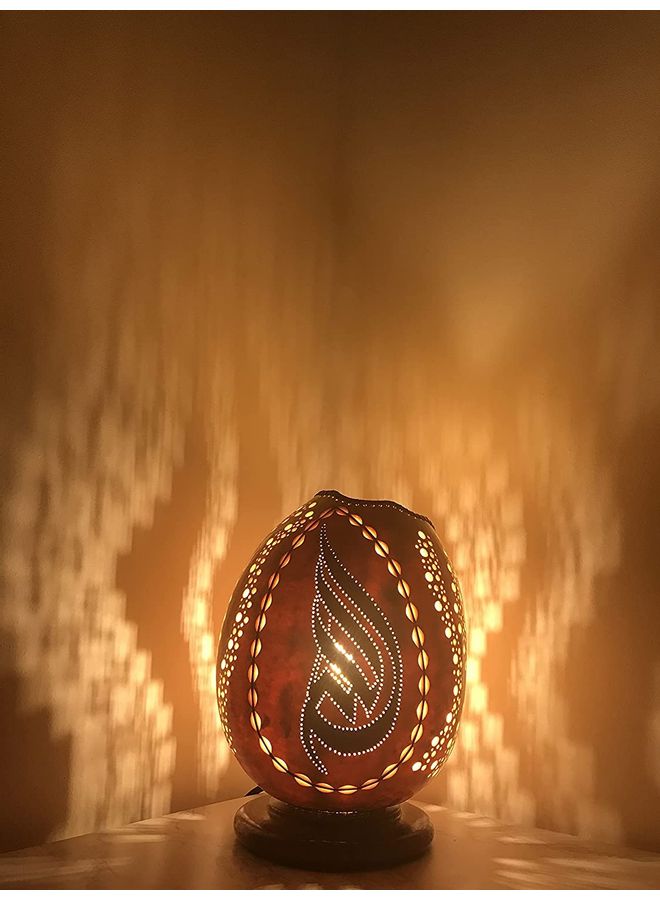 Gound Art Night Lamp Light Brown - Image 2