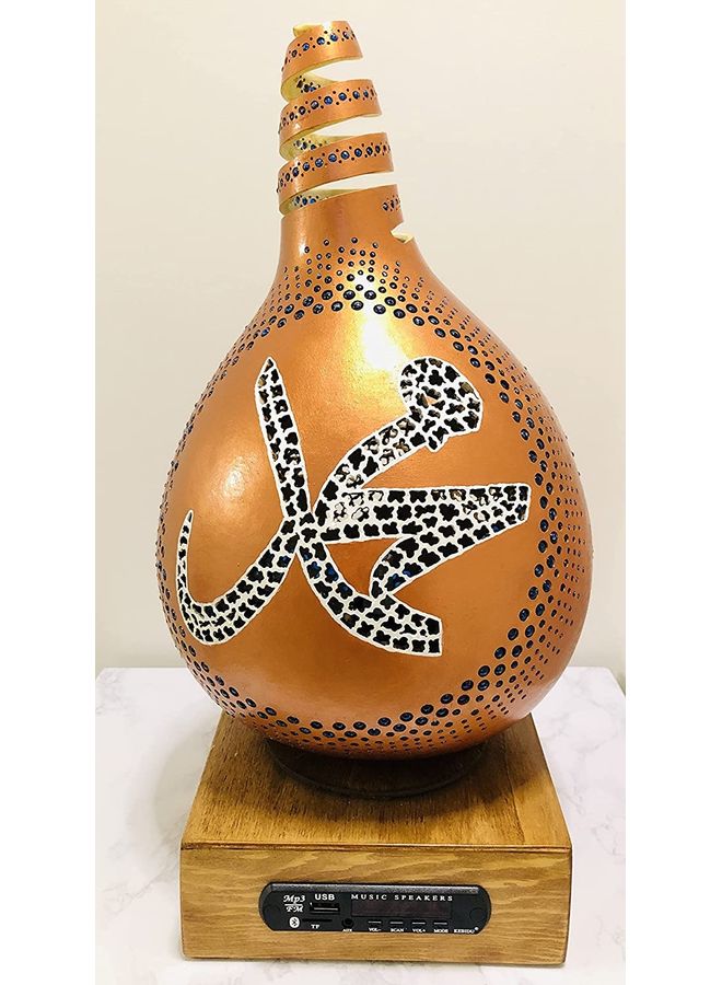 Night Lamp with special pattern orange - Image 1