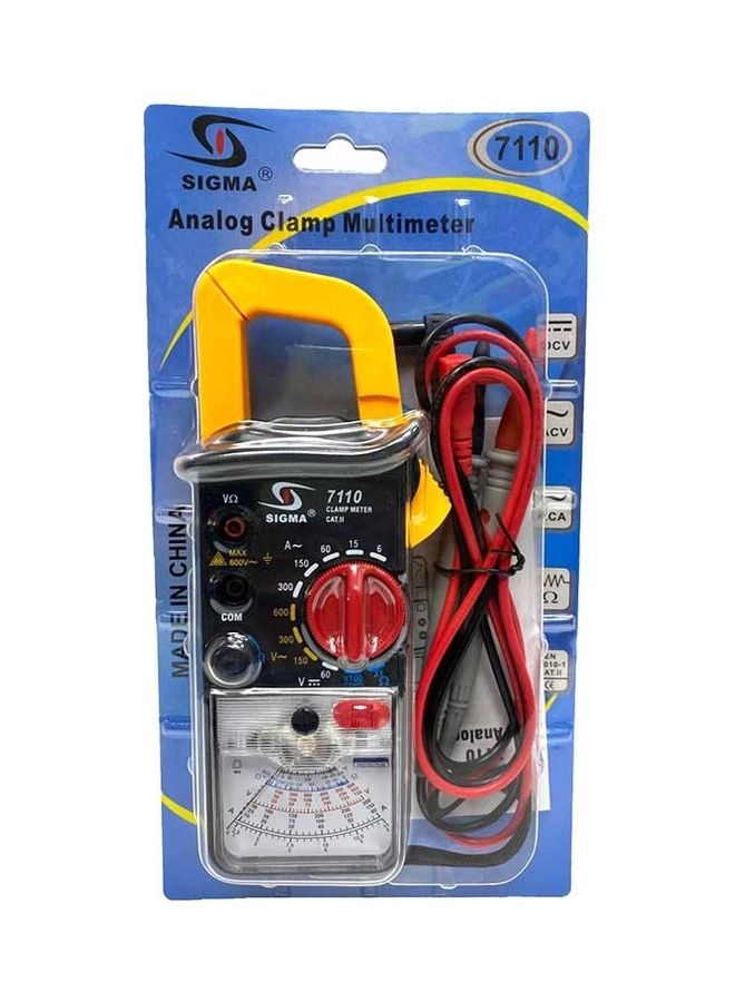 Terminator 7110 Analog Clamp Multimeter Yellow/Black - Image 3
