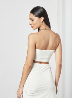 FEMME LUXE Tube Blouse Beige  - Image 2
