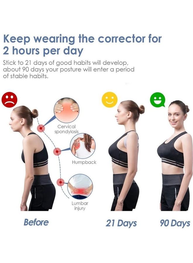 Toshionics - Smart Back Brace With Intelligent Sensor Vibration Posture Corrector - Image 1
