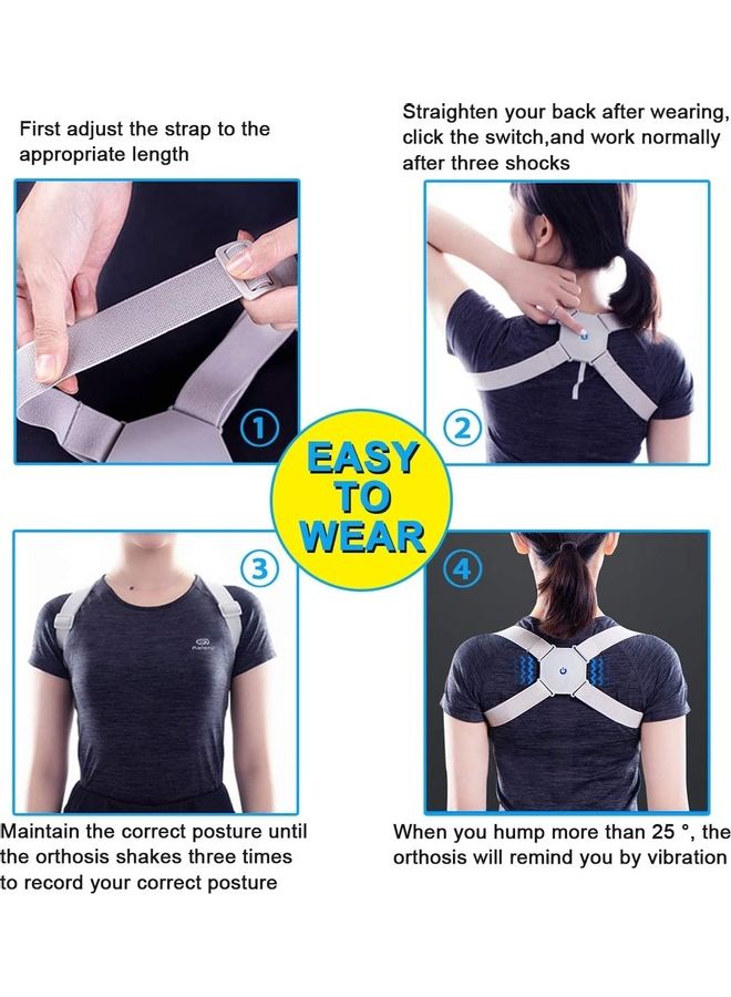Toshionics - Smart Back Brace With Intelligent Sensor Vibration Posture Corrector - Image 1