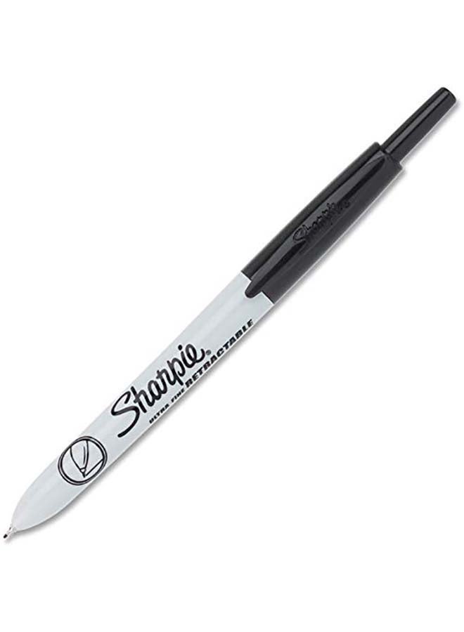 Sharpie 12-Piece Ultra Fine Point Permanent Marker Black  - Image 1