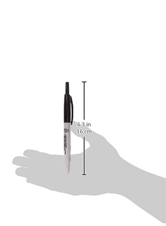 Sharpie 12-Piece Ultra Fine Point Permanent Marker Black  - Image 3