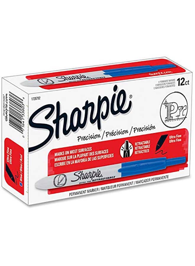 Sharpie 12-Piece Ultra Fine Point Permanent Marker Black  - Image 4
