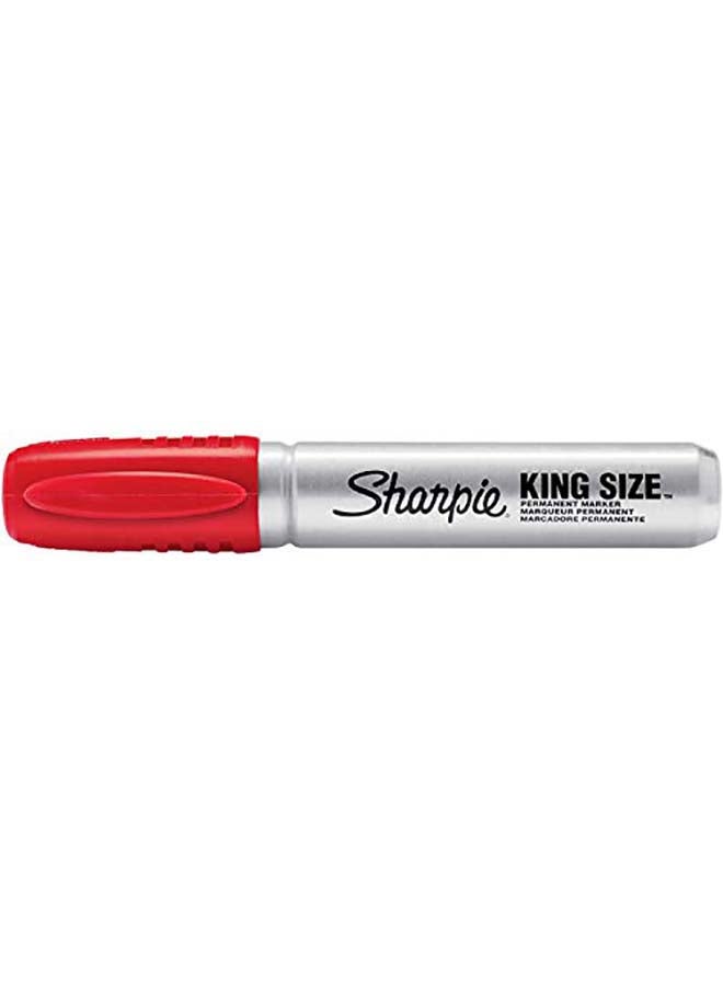 Sharpie Pro King Size Chisel Tip Permanent Markers Red  - Image 1