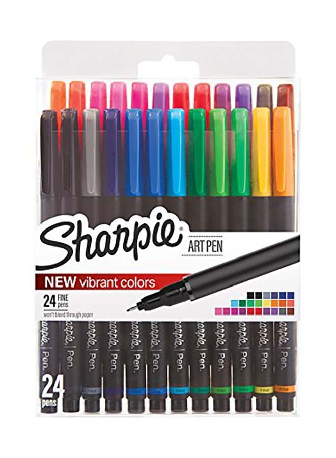 Sharpie 24-Piece Fine Point Grip Gel Pen Multicolour  - Image 1