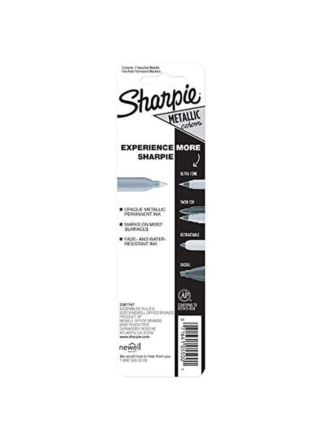 Sharpie 2-Piece Metallic Fine Point Permanent Marker Gold - Image 5