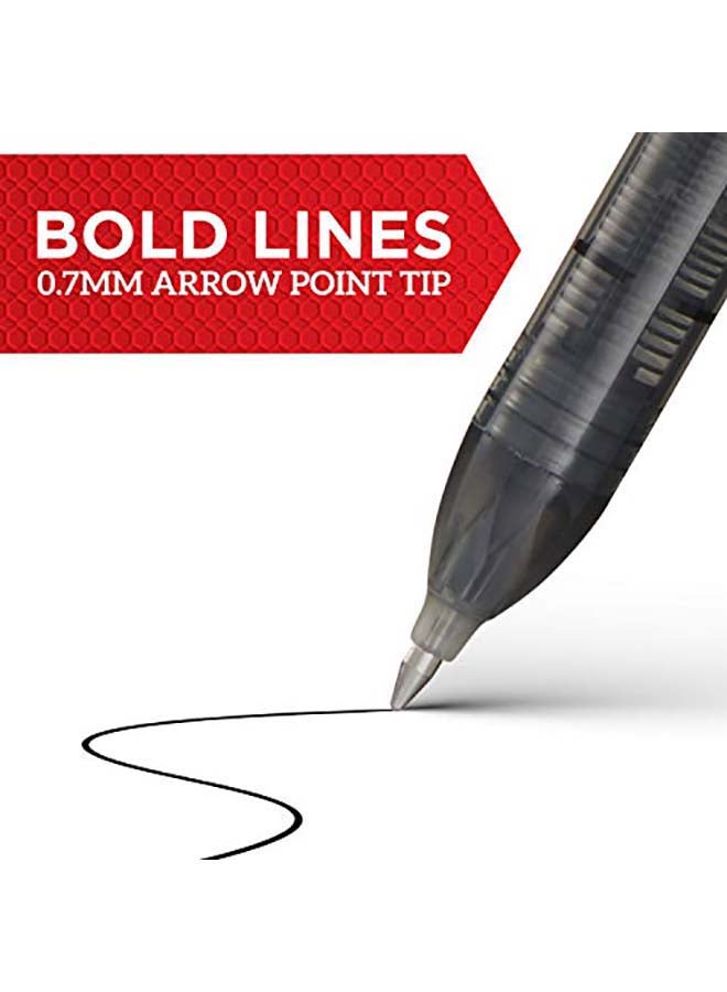 Sharpie 12-Piece Arrow Point (0.7mm) Rollerball Pen Black  - Image 5