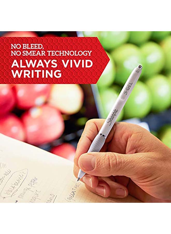 Sharpie 4-Piece  Medium Point (0.7mm) S-Gel Ink Pen Blue - Image 4