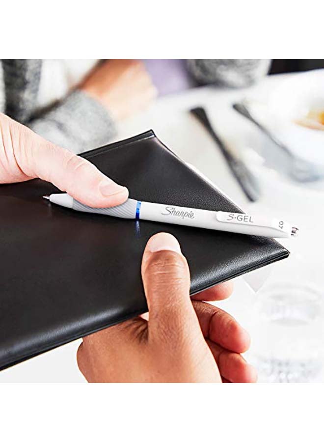 Sharpie 4-Piece  Medium Point (0.7mm) S-Gel Ink Pen Blue - Image 5