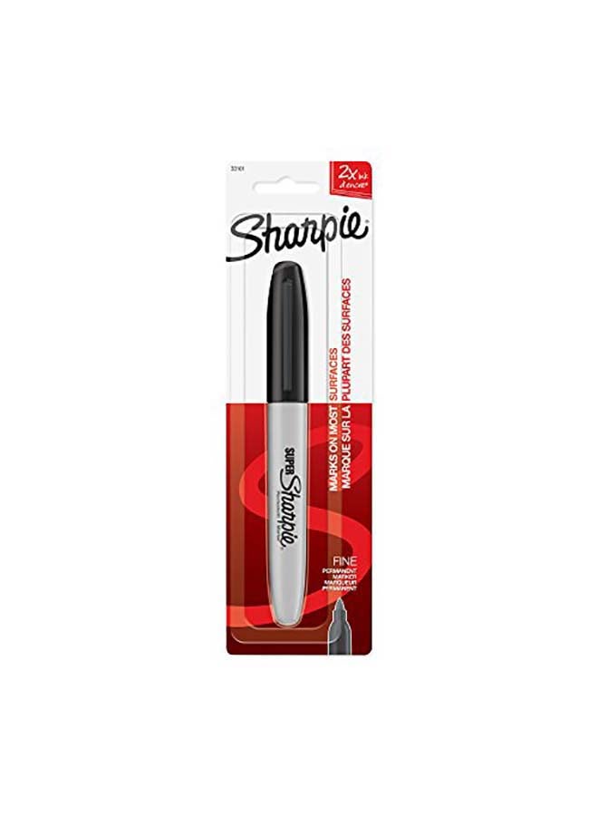 Sharpie Super Fine Point Permanent Marker Black - Image 1