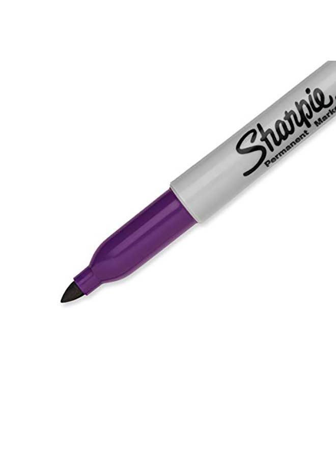 شاربي 12 قلم ماركر دائم بسن رفيع متعدد الألوان - Image 3