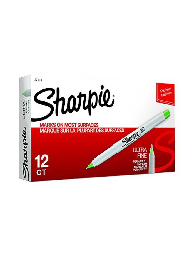 Sharpie - Super Fine Point Permanent Marker Green - Image 1