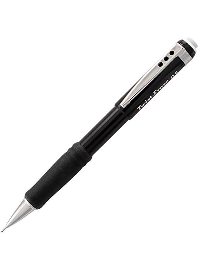 Pentel Twist-Erase III Mechanical Pencil, Pack of 12 Black - Image 1