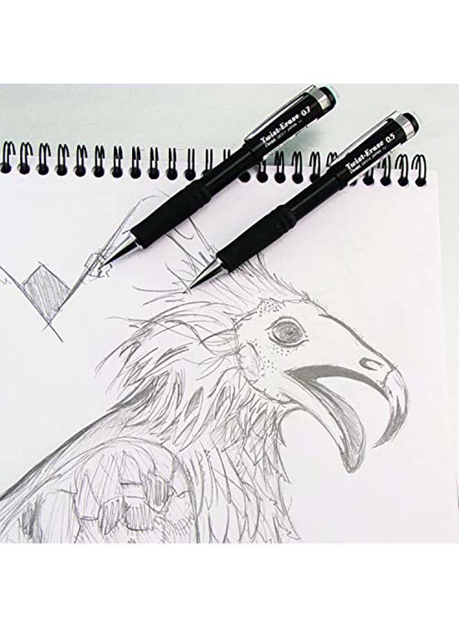 Pentel Twist-Erase III Mechanical Pencil, Pack of 12 Black - Image 4