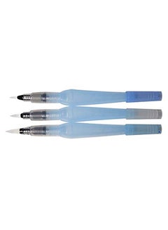Pentel 3-Piece Japan Aquash Water-Brush Set Multicolour  - Image 1