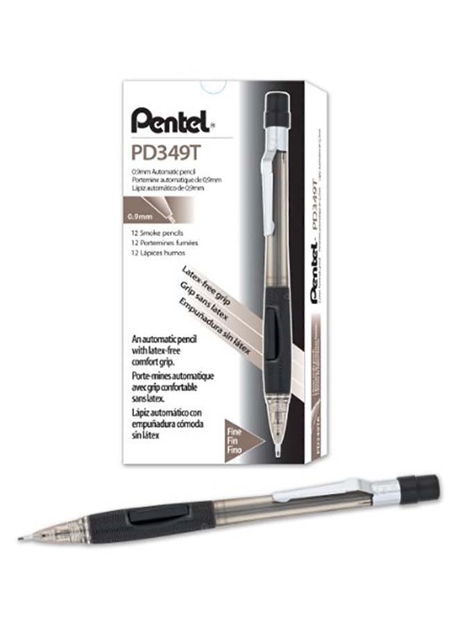 Pentel Quicker Clicker Mechanical Pencil, Pack of 12 black - Image 1