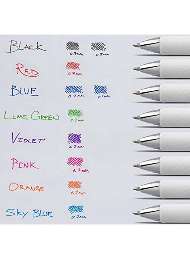 Pentel EnerGel Pearl RTX, Pack of 12 Black - Image 3