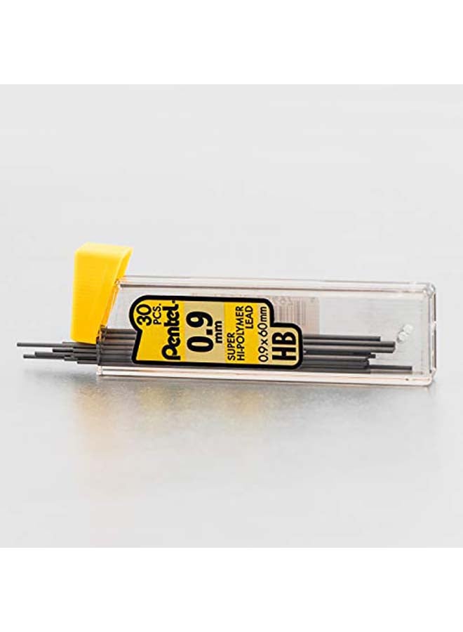Pentel 60-Piece  Super Hi-Polymer Lead Refill , 0.9 mm Grey - Image 5