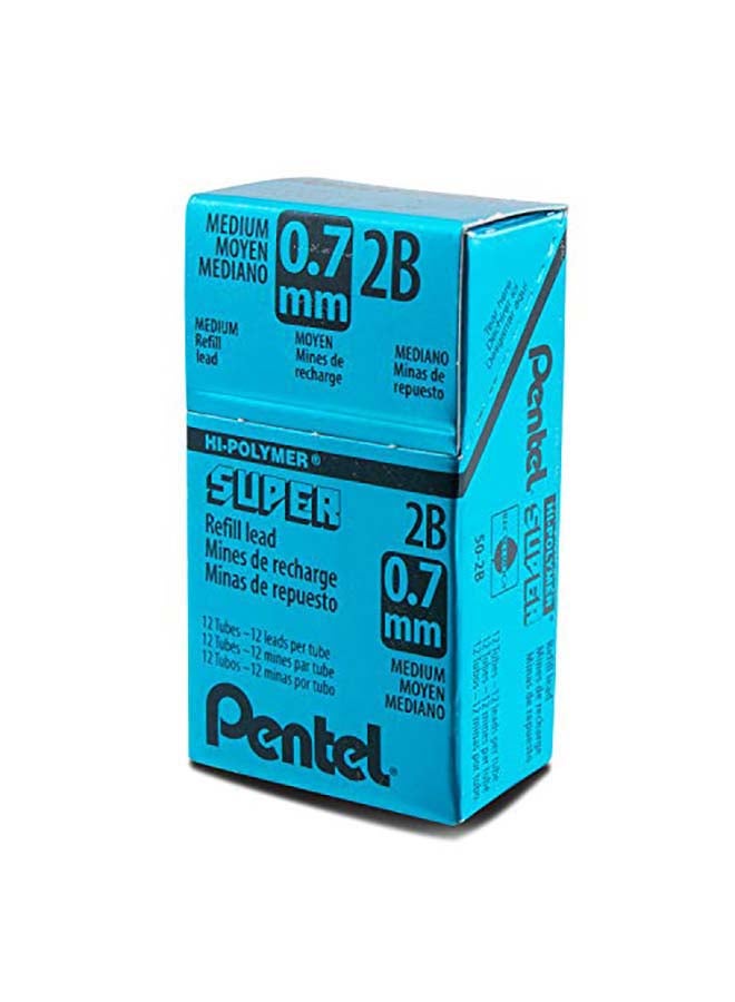 Pentel 144-Piece Super Hi-Polymer Lead Refill, 0.7mm Grey - Image 3