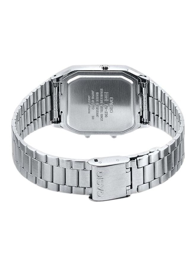 CASIO Men's Vintage Analog & Digital Watch AQ-230A-1DMQ - 39 mm - Silver - Image 2