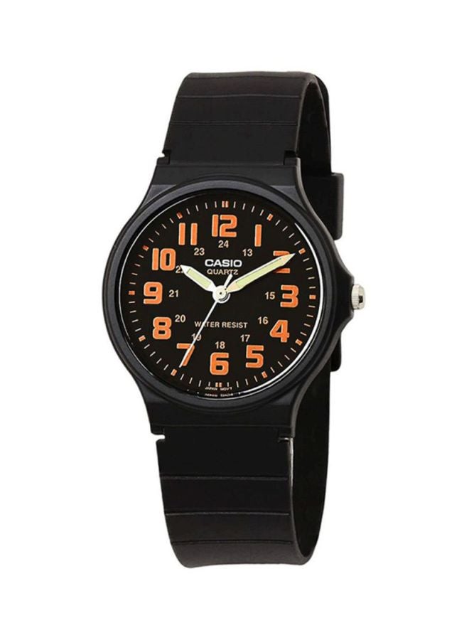 CASIO Men's Silicone Analog Wrist Watch MQ-71-4BDF - 34 mm - Black - Image 1