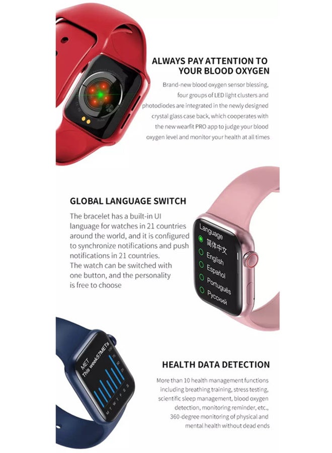 HW12 Smart Split Screen Watch With Rotating Side Button Grey