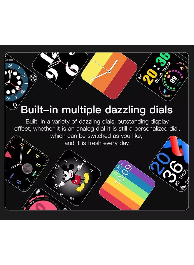 LD6 Series6 Smart Watch With Bluetooth Calling Silver