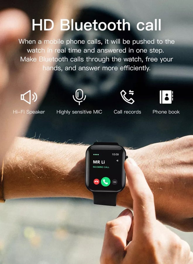 LD6 Series6 Smart Watch With Bluetooth Calling Red