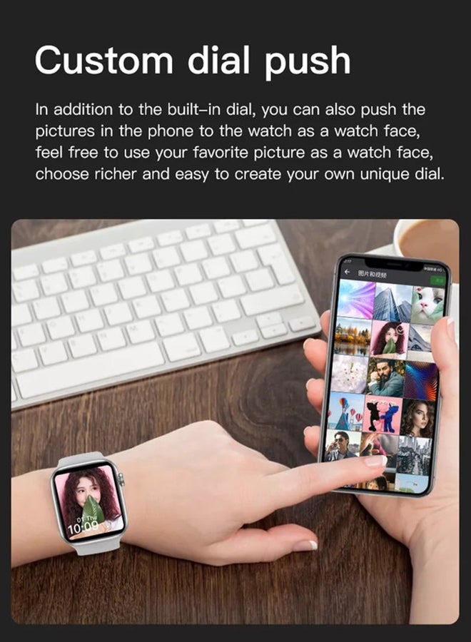 LD6 Series6 Smart Watch With Bluetooth Calling Red