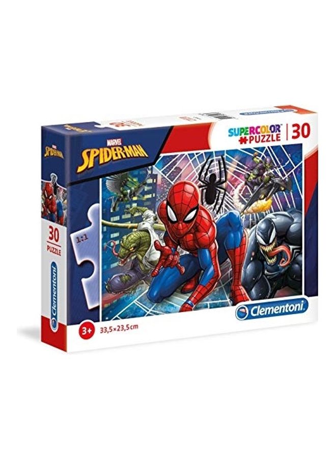 كلمينتوني مجموعة أحجيات قطع تركيب بتصميم سبايدرمان مكونة من 30 قطعة - Image 1