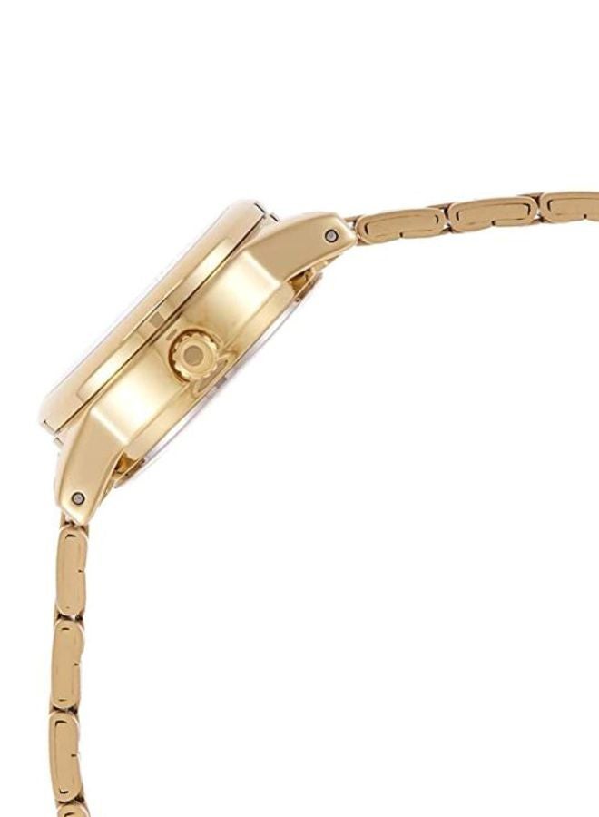 CASIO Women's Edifice Water Resistant Analog Watch LTP-V002G-1B - 31 mm - Gold - Image 3