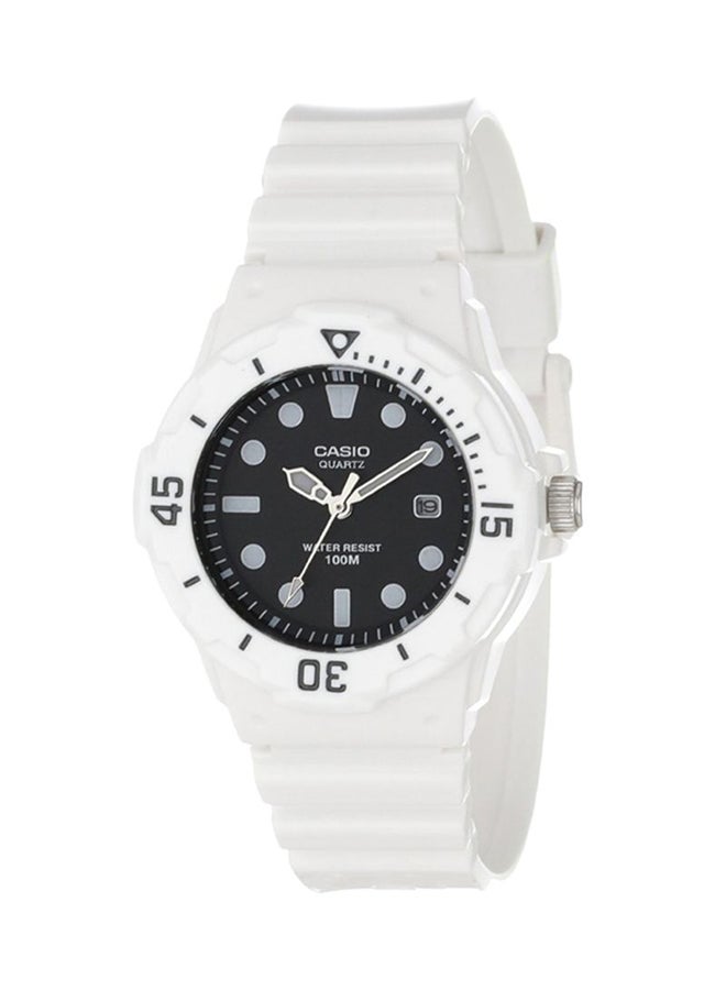 كاسيو ساعة يد إنتيسر بعقارب مقاومة للماء طراز LRW-200H-1EVDF - مقاس 39 مم - لون أبيض للنساء - Image 1