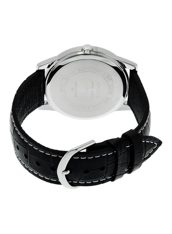 CASIO Women's Leather Analog Wrist Watch LTP-1303L-1A - Image 2