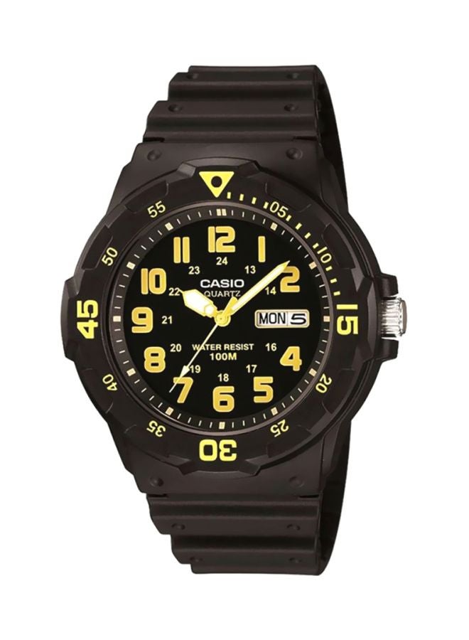 CASIO Men's Enticer Analog Watch MRW-200H-9BVDF - 45 mm - Black - Image 1