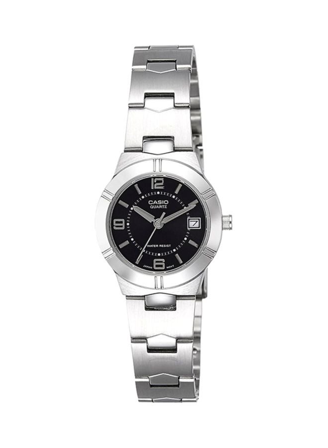 CASIO Women's Stainless Steel Analog Wrist Watch LTP-1241D-1ADF - 33 mm - Silver - Image 1