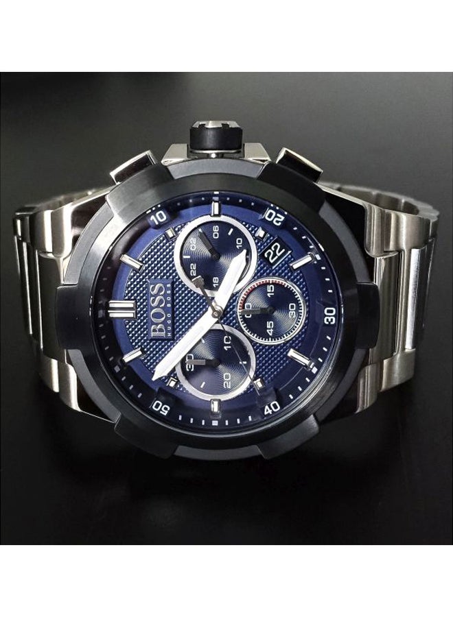 HUGO BOSS - Men's Supernova Stainless Steel Chronograph Watch 1513360 - Image 1