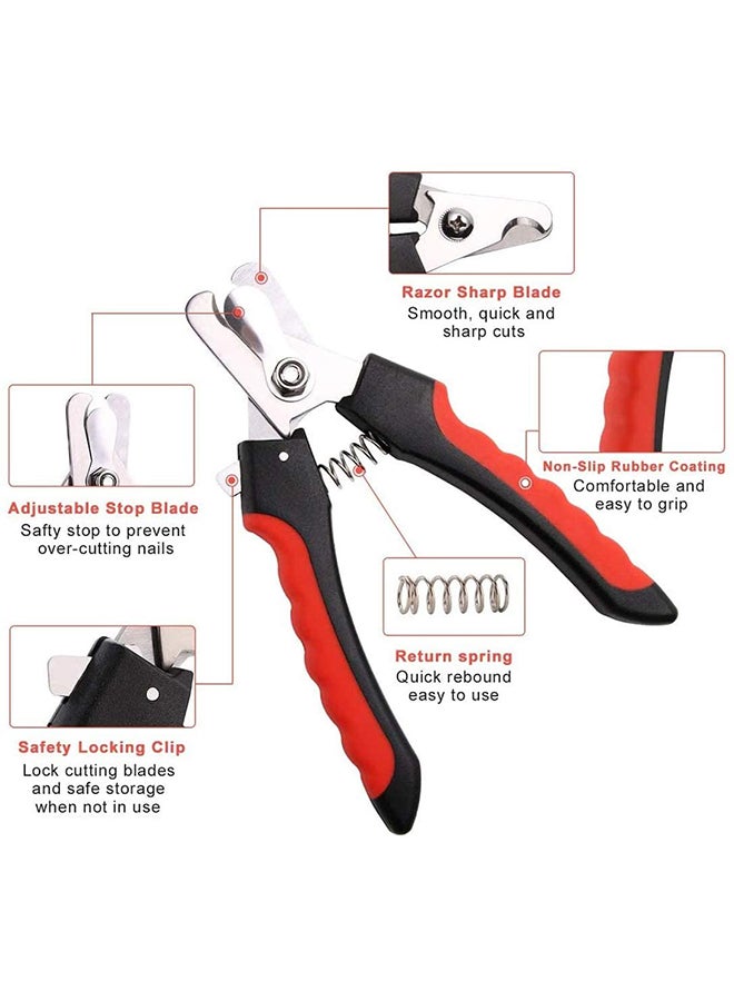 Mumoo Bear Pet Nail Clipper And Trimmer Red - Image 2