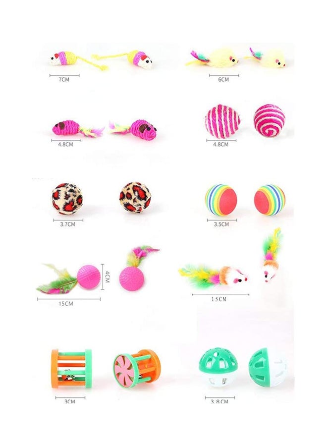 Mumoo Bear 15-Piece Cat Teaser Toys Multicolour  - Image 2