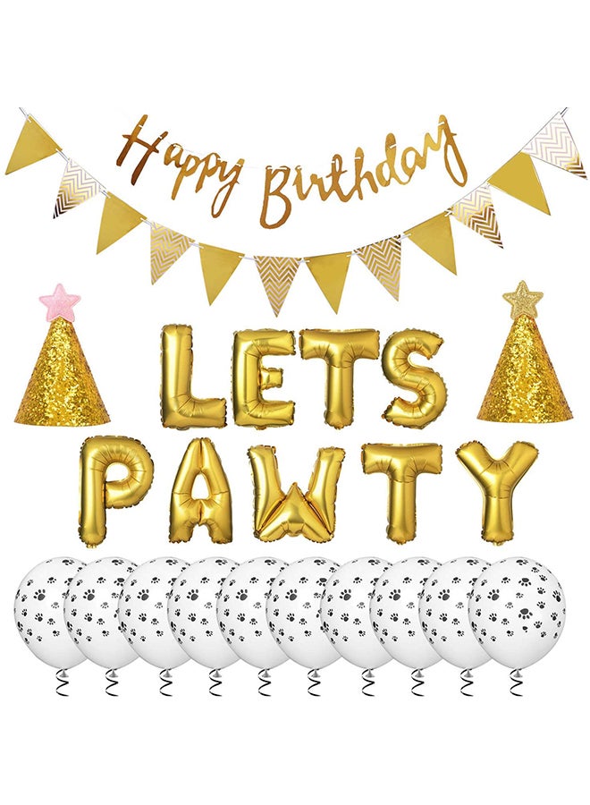 Mumoo Bear Dog Birthday Party Decoration Set  - Image 2